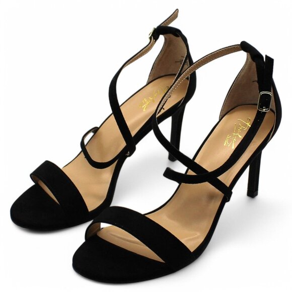 Womens TS35 Darria2 Strappy Dress Sandals, Black - Picture 4 of 7